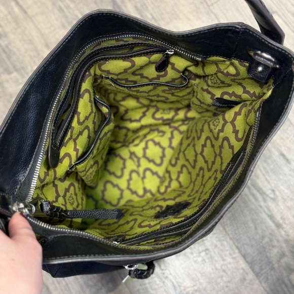 Oryany black pebbled leather Chelsea hobo shoulder bag - Picture 11 of 14